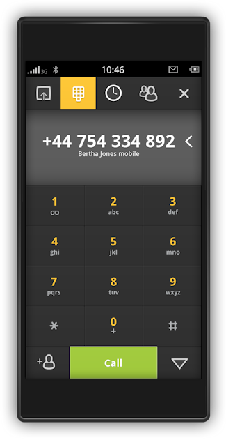 MeeGo Handset UX Screenshot