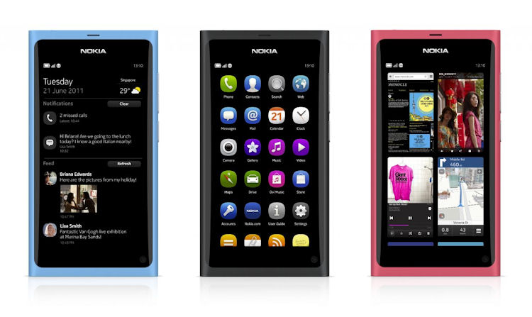 Nokia N9 views