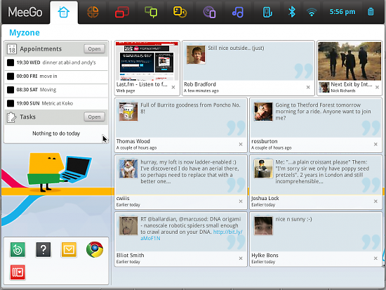 MeeGo Netbook UI