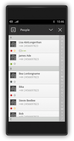 MeeGo 1.1 screenshot