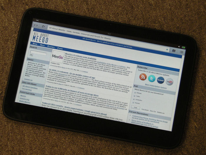 MeeGo 1.2 on ExoPC