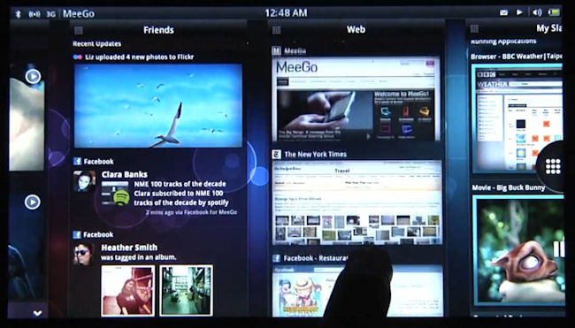 MeeGo Tablet UI